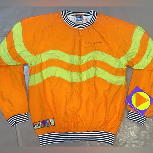 Vintage Puma Physical Culture Neon Color Windbreaker Pullover sweater Unisex.